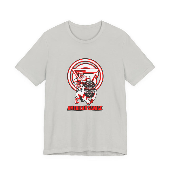 CG ANGRY DOG RED WHITE /AMERICAN SAVAGE