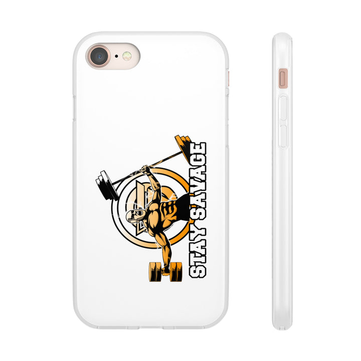 SPARTAN LIFT ORANGE WHITE PHONE CASE/STAY SAVAGE