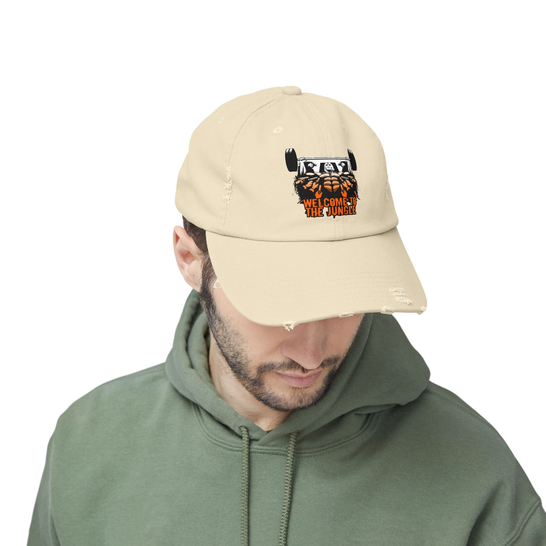 MAC WICK LIFT ORANGE WHITE FADE /WELCOME TO THE JUNGLE CAP