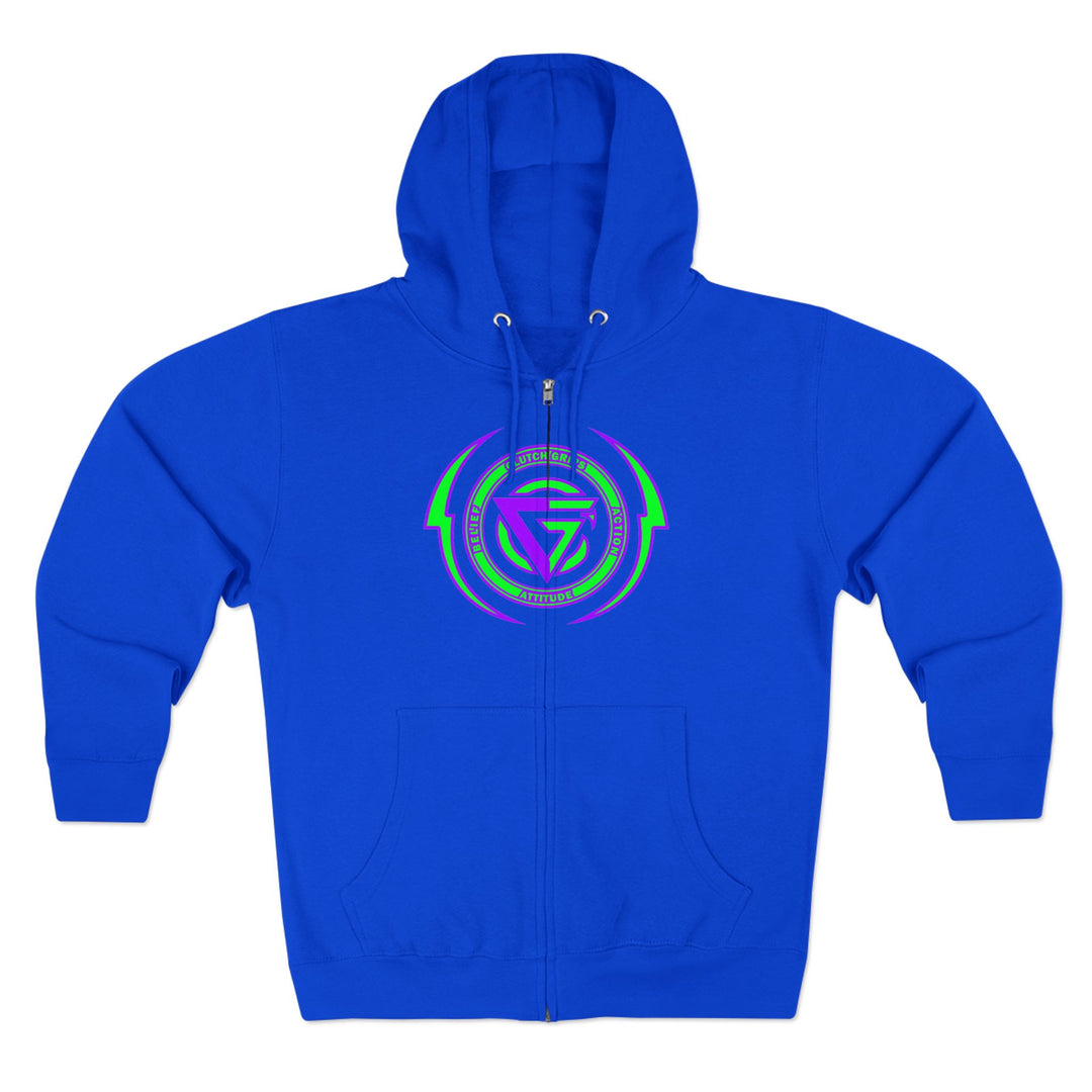 CG MAC JUMP PURPLE GREEN/READY FOR WAR ZIP UP