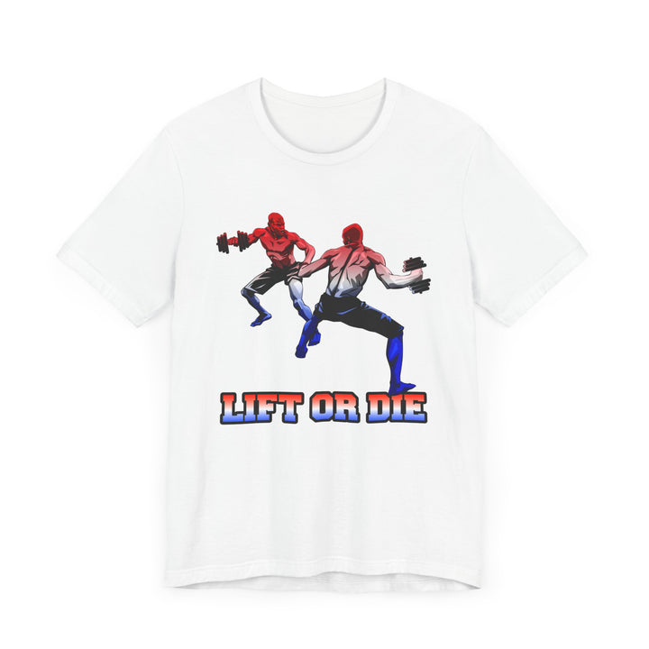 CG RED WHITE BLUE MAN VS MAN /LIFT OR DIE