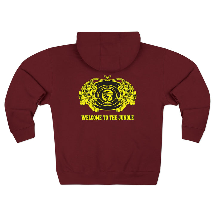 CG TIGER VS TIGER YELLOW BLACK /WELCOME TO THE JUNGLE ZIP UP