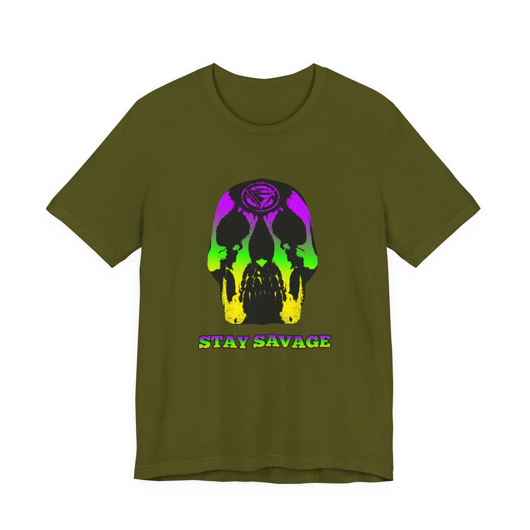 SKULLATOR YELLOW GREEN PURPLE /STAY SAVAGE