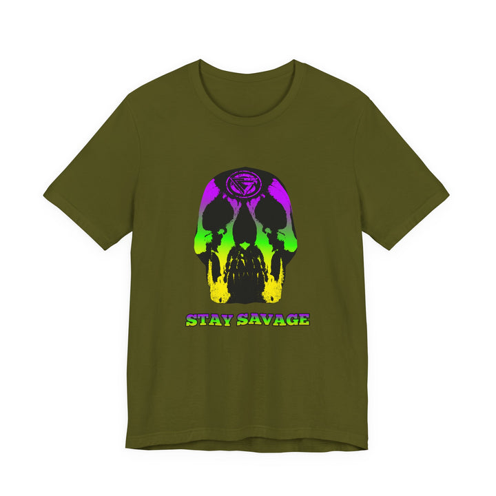 SKULLATOR YELLOW GREEN PURPLE /STAY SAVAGE