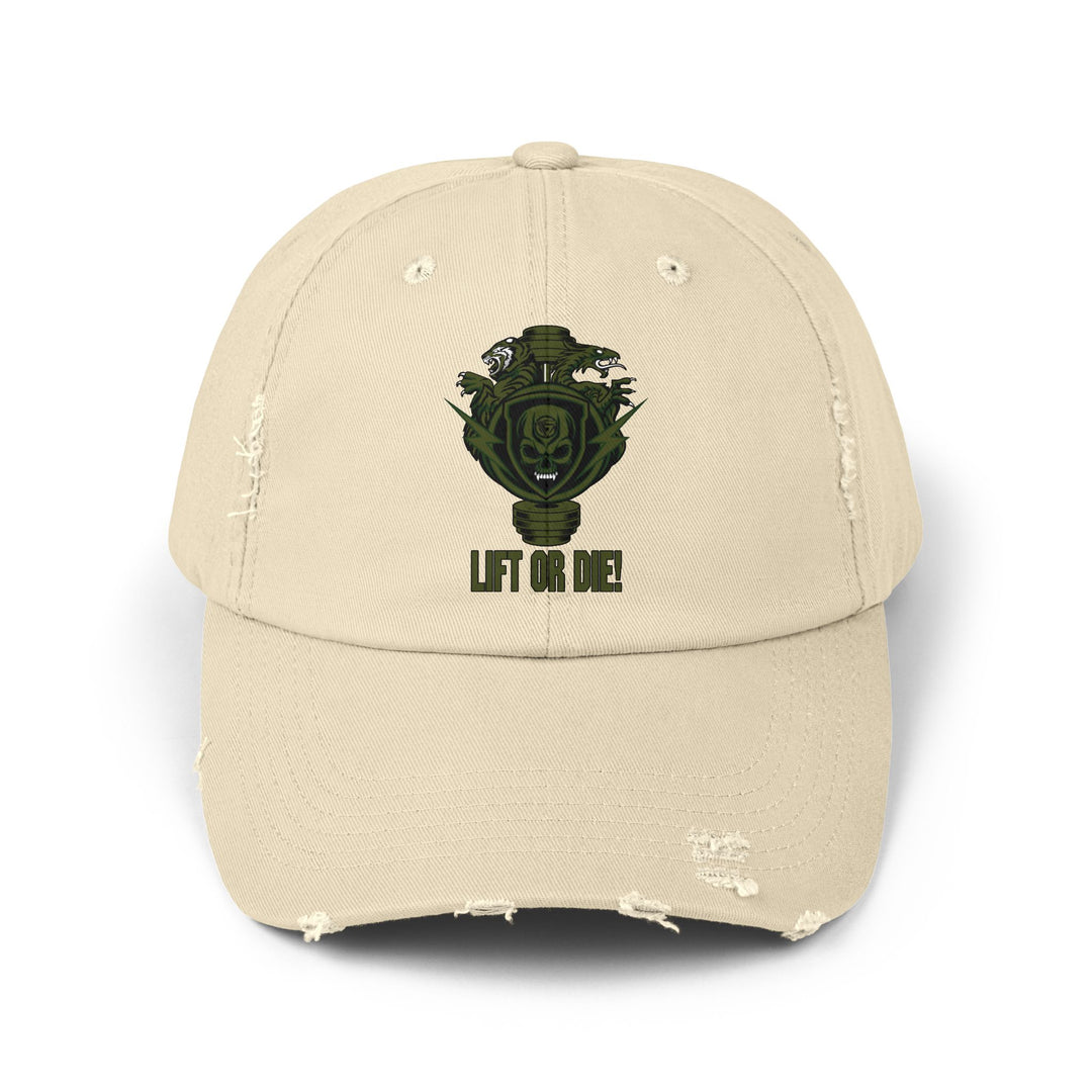 CG DRAGON & TIGER BELL MILITARY GREEN/LIFT OR DIE CAP