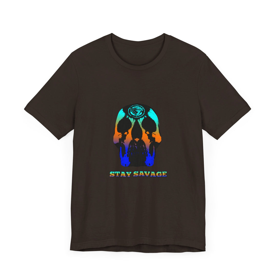 SKULLATOR BLUE ORANGE AQUA  /STAY SAVAGE