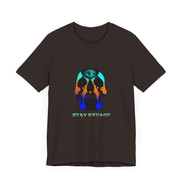SKULLATOR BLUE ORANGE AQUA  /STAY SAVAGE