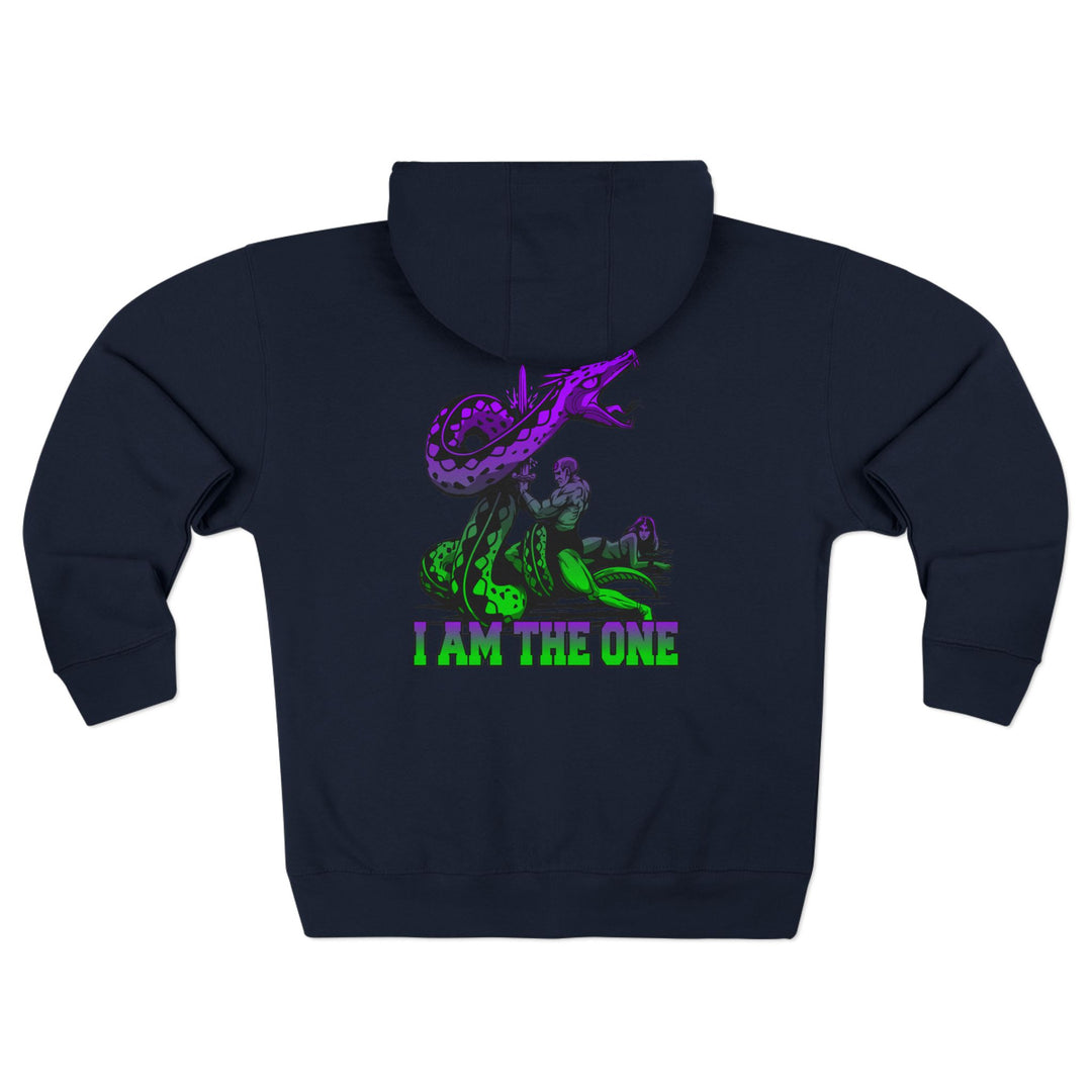CG SERPENT SLAYER PURPLE GREEN /I AM THE ONE ZIP UP