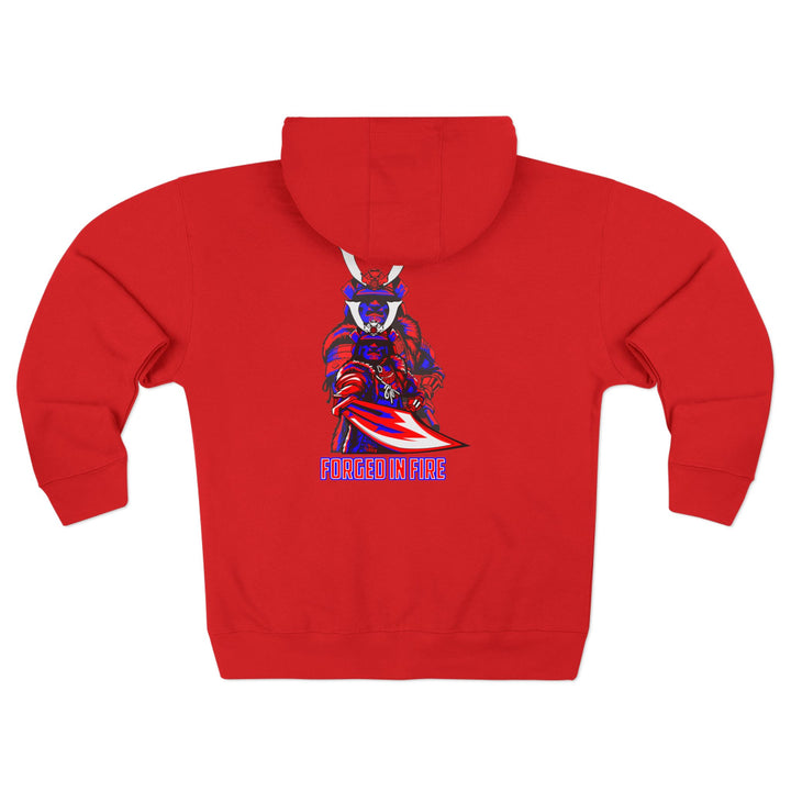 CG MAC SAMURAI BLADE RED WHITE BLUE/FORGED IN FIRE ZIP UP