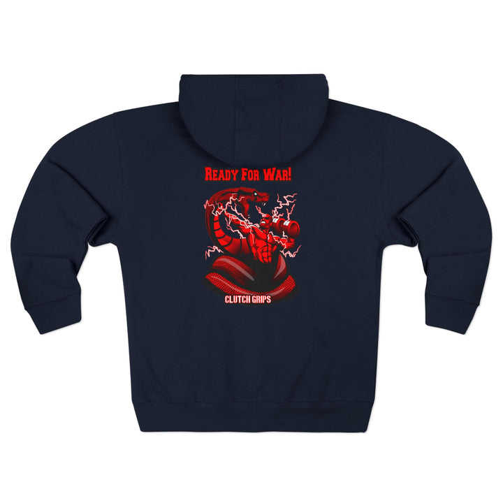 MAC VS SNAKE RED /READY FOR WAR ZIP UP