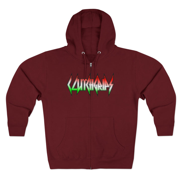CG SKULL RED GREEN WHITE / LIFT HARDER ZIP UP