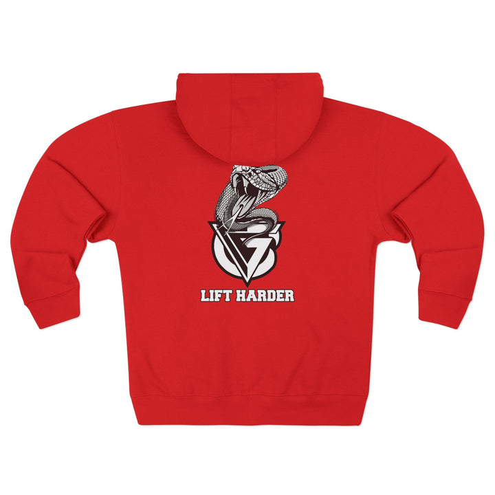 WICKED VIPER BLACK WHITE /LIFT HARDER ZIP UP