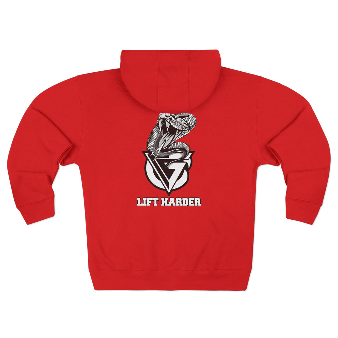 WICKED VIPER BLACK WHITE /LIFT HARDER ZIP UP