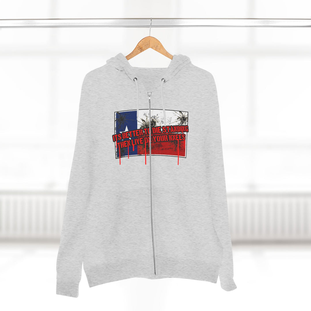CG ANGRY DOG LONE STAR TEXAS STYLE /LIFT OR DIE ZIP UP
