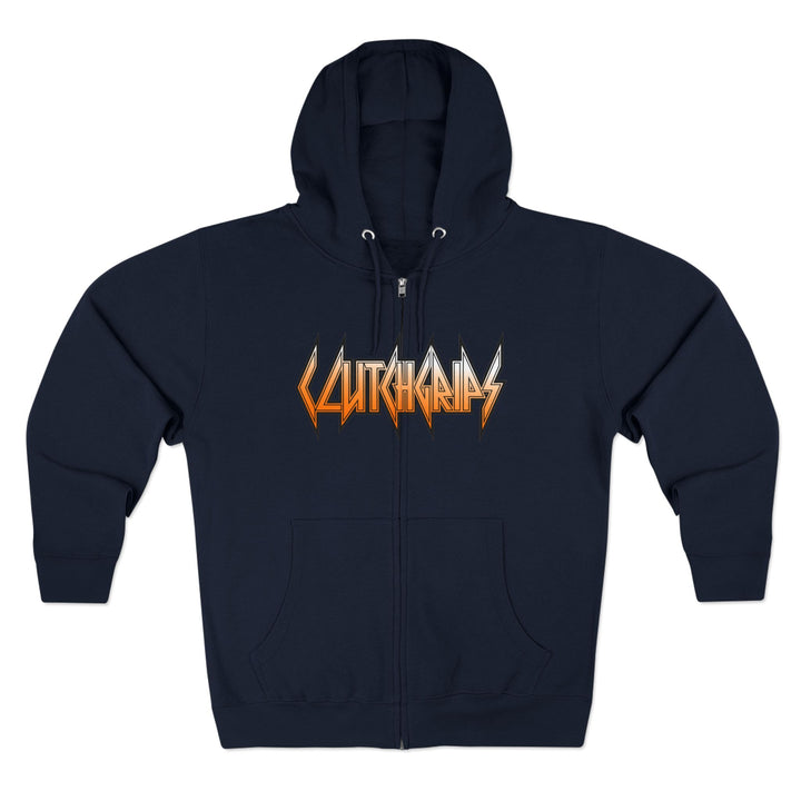 CG A AMERICAN WARRIORS ORANGE WHITE FADE /CONQUER ZIP UP