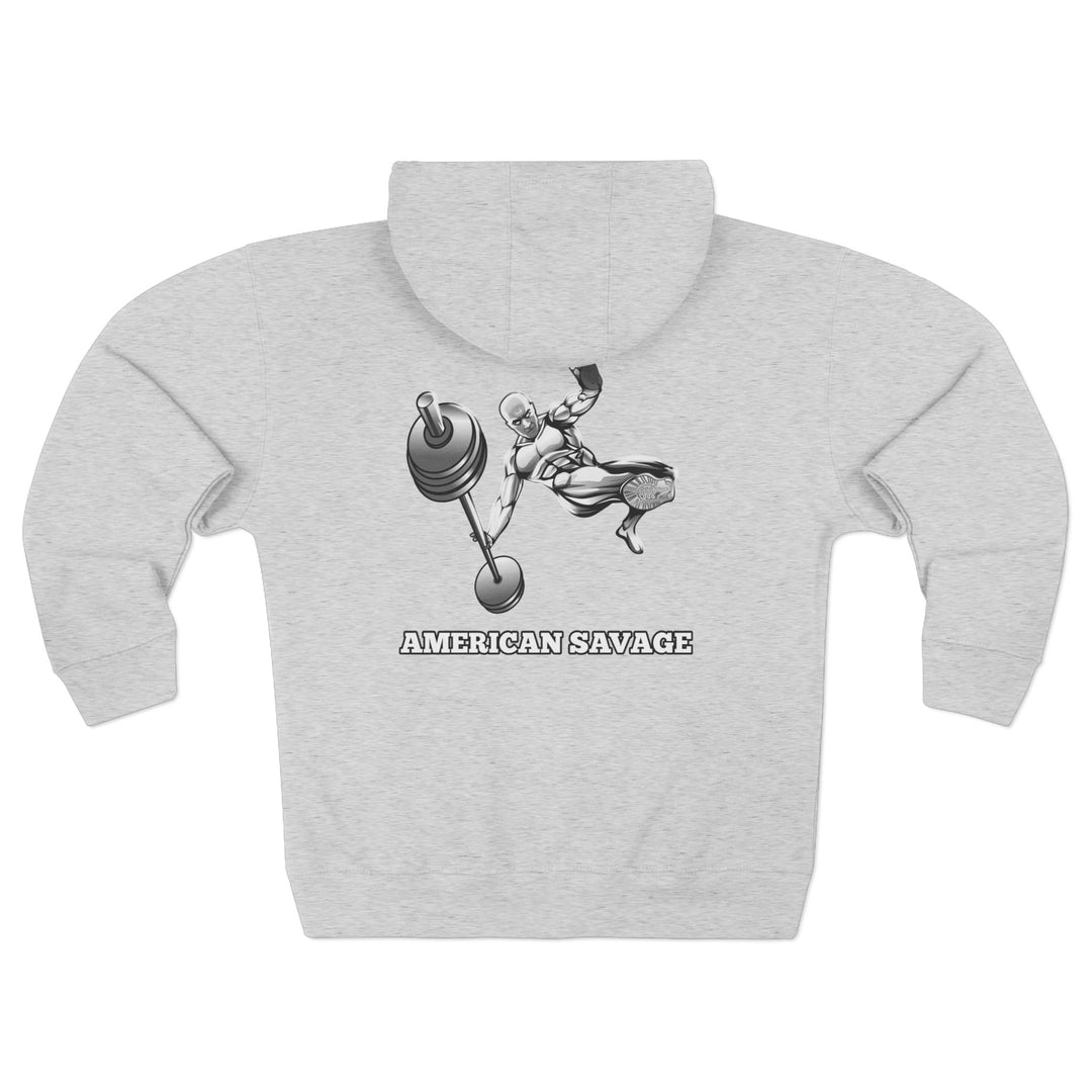CG MAC JUMP WHITE /AMERICAN SAVAGE ZIP UP