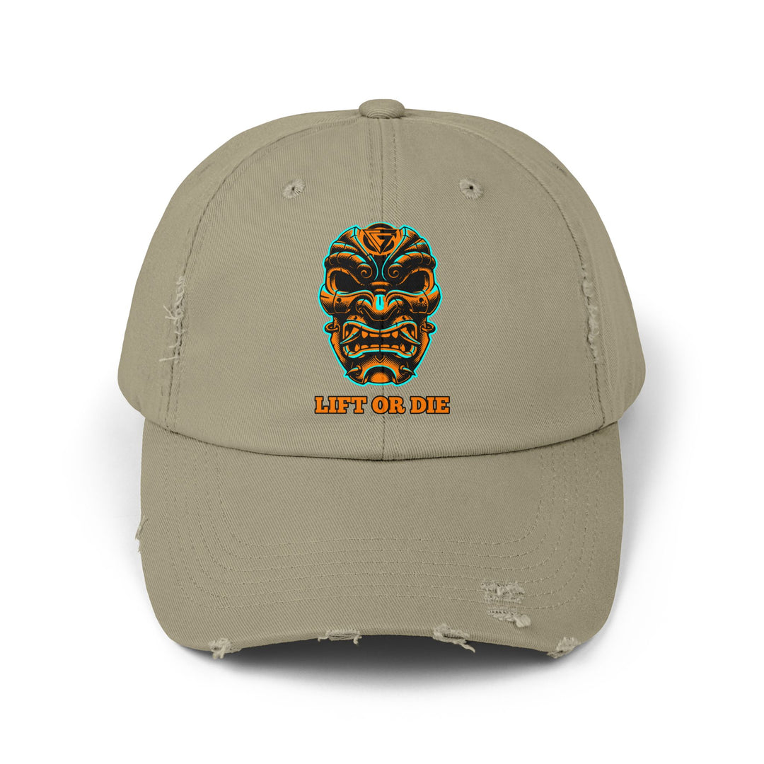 CG SAMURAI MASK AQUA ORANGE/LIFT OR DIE CAP
