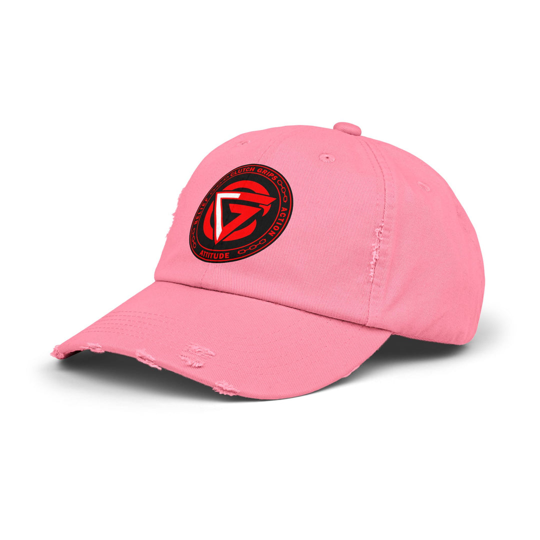 CG LOGO RED WHITE BLACK CAP