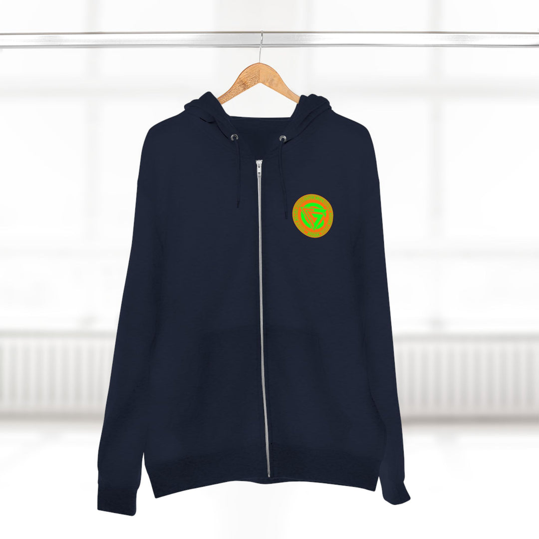 SPARTAN LIFT ORANGE GREEN  /STAY SAVAGE ZIP UP
