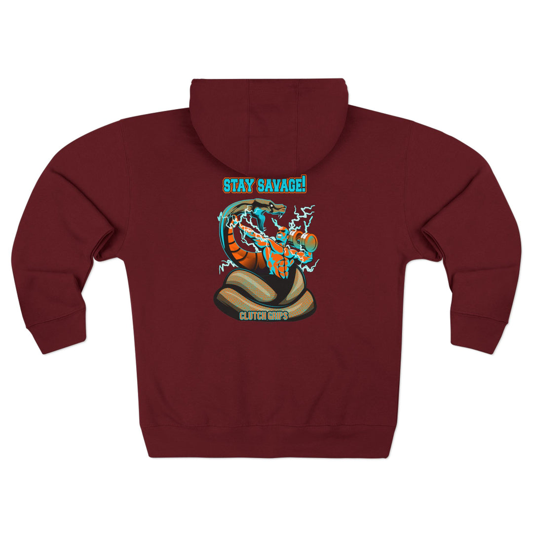 MAC VS SNAKE MIAMI /STAY SAVAGE ZIP UP