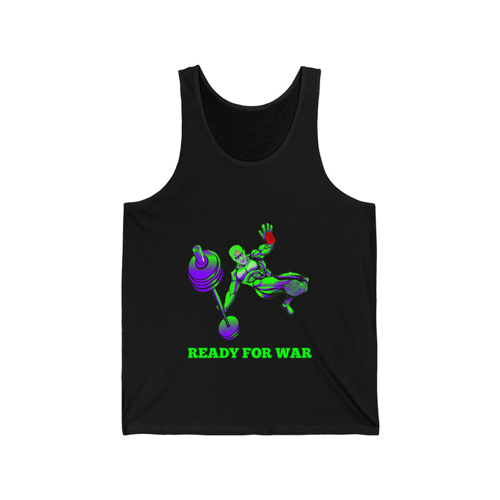 MAC-JUMP PURPLE GREEN TANK/ READY FOR WAR