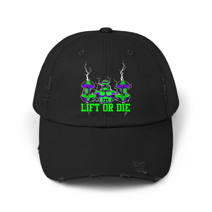 RIDE THE LIGHTNING HYPER PURPLE GREEN/LIFT OR DIE CAP