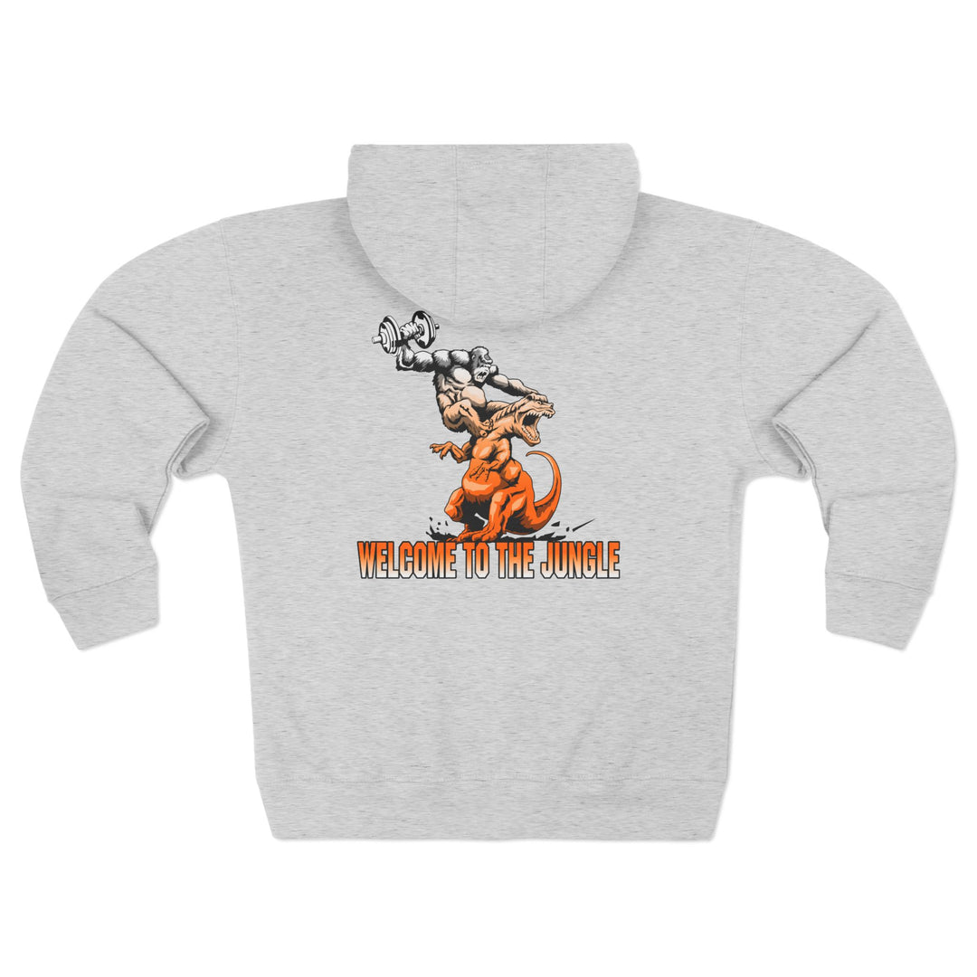 CG APE VS ZILLA 2ND FIGHT ORANGE WHITE FADE /WELCOME TO THE JUNGLE ZIP UP
