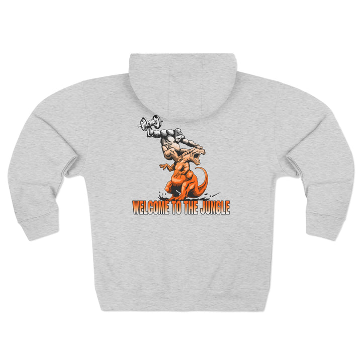 CG APE VS ZILLA 2ND FIGHT ORANGE WHITE FADE /WELCOME TO THE JUNGLE ZIP UP
