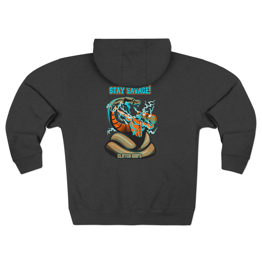 MAC VS SNAKE AQUA MIAMI DIAMOND FRONT /STAY SAVAGE ZIP UP
