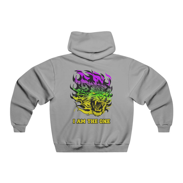 TIGER FLAME PURPLE GREEN YELLOW FADE /I AM THE ONE