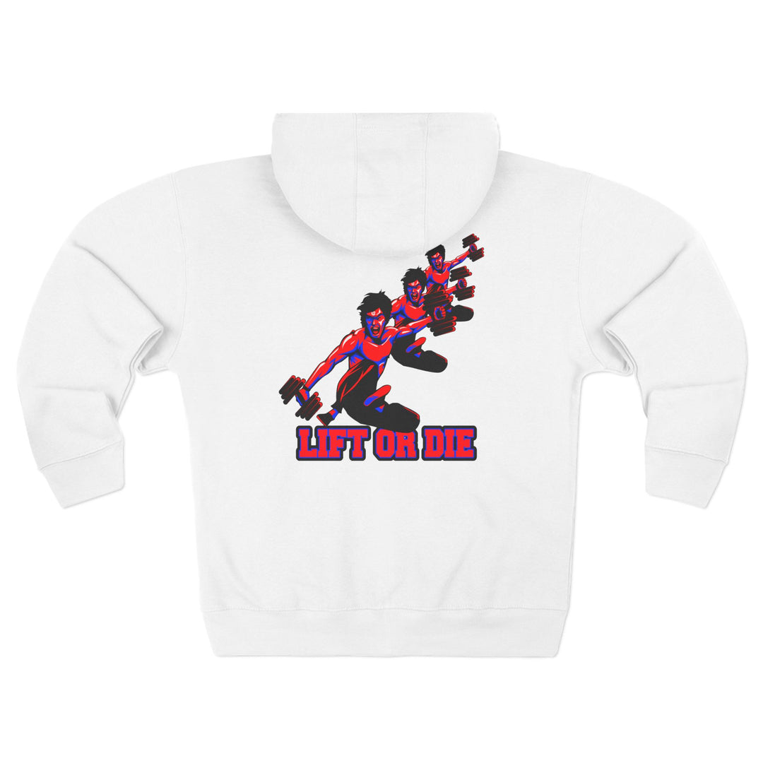 CG LIFT KICK RED BLUE/LIFT OR DIE ZIP UP