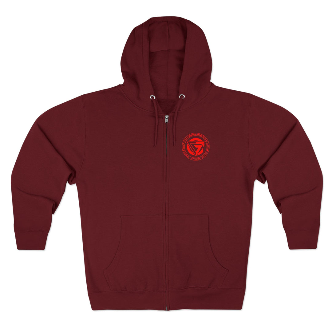 CG LION HEART RED BLACK/STAY HUNGRY ZIP UP