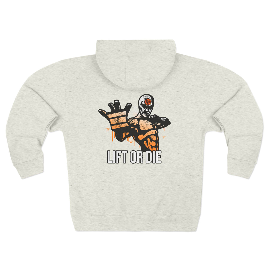 CG GRIP MASTER MAC ORANGE WHITE FADE/LIFT OR DIE ZIP UP