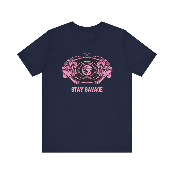 TIGER VS TIGER PINK BLACK  /STAY SAVAGE