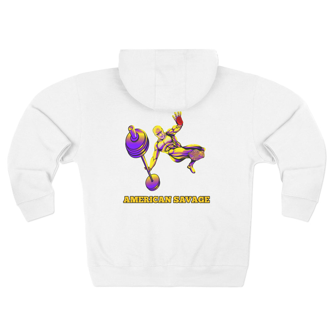 CG MAC JUMP PURPLE GOLD /AMERICAN SAVAGE ZIP UP