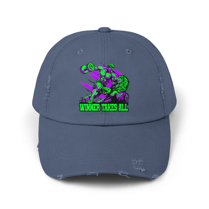COLISEUM MAC VS LION PURPLE GREEN /WINNER TAKES ALL CAP