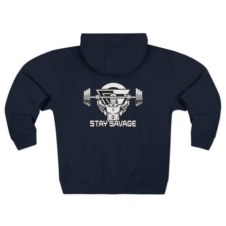 ENTER THE MAC BLACK WHITE/STAY SAVAGE ZIP UP