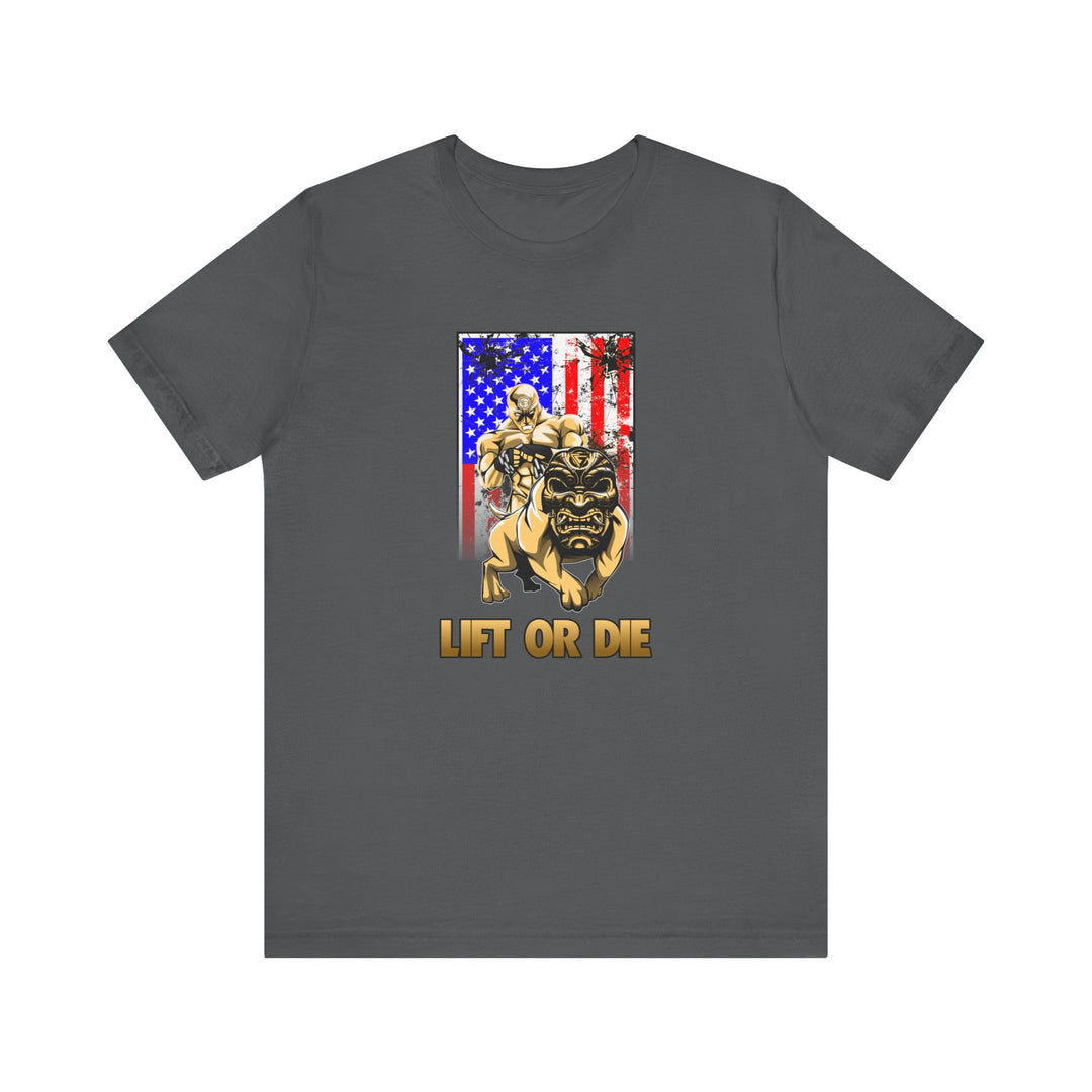 ANGRY DOG SAND AMERICAN FLAG/LIFT OR DIE