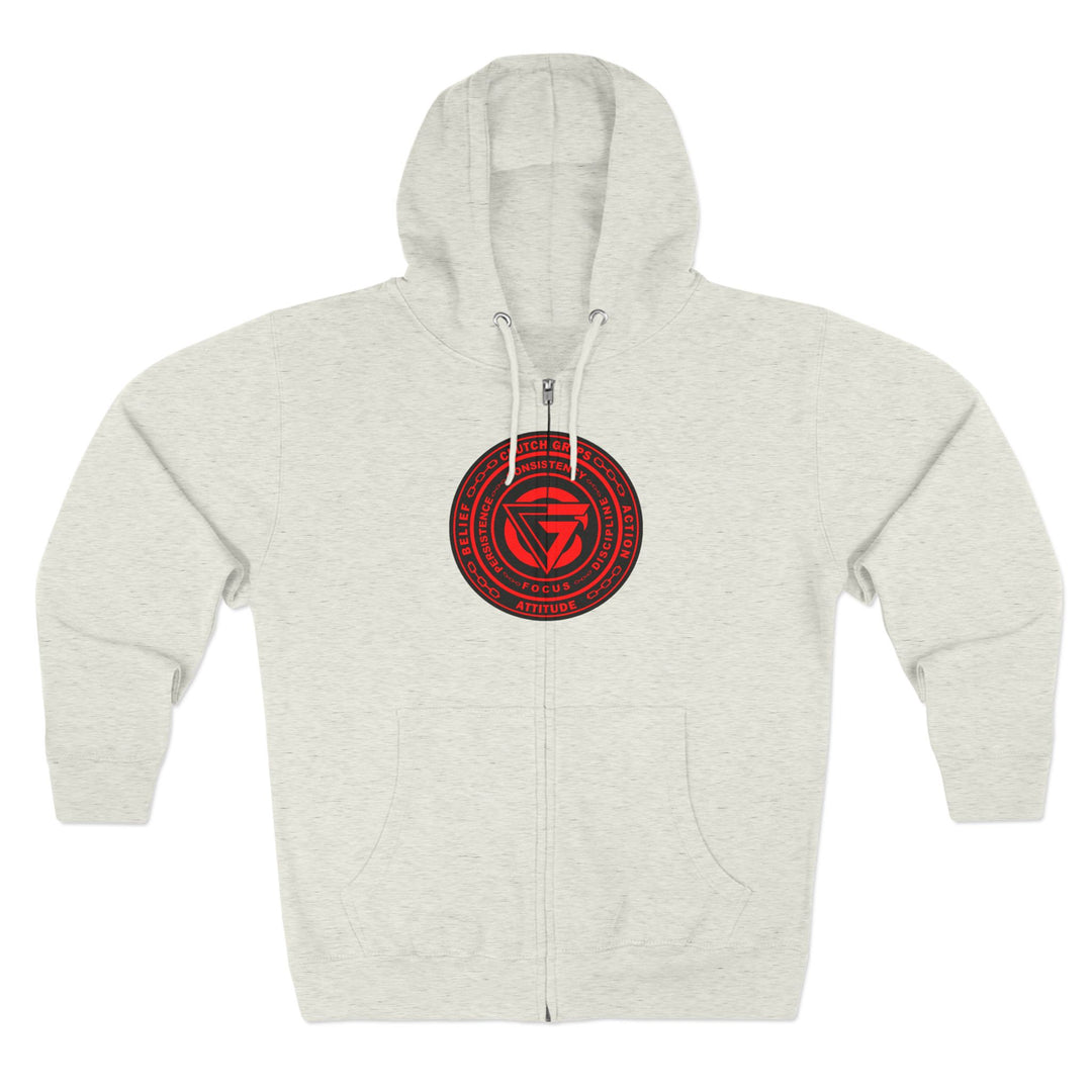 CG LION HEART RED BLACK /STAY SAVAGE ZIP UP