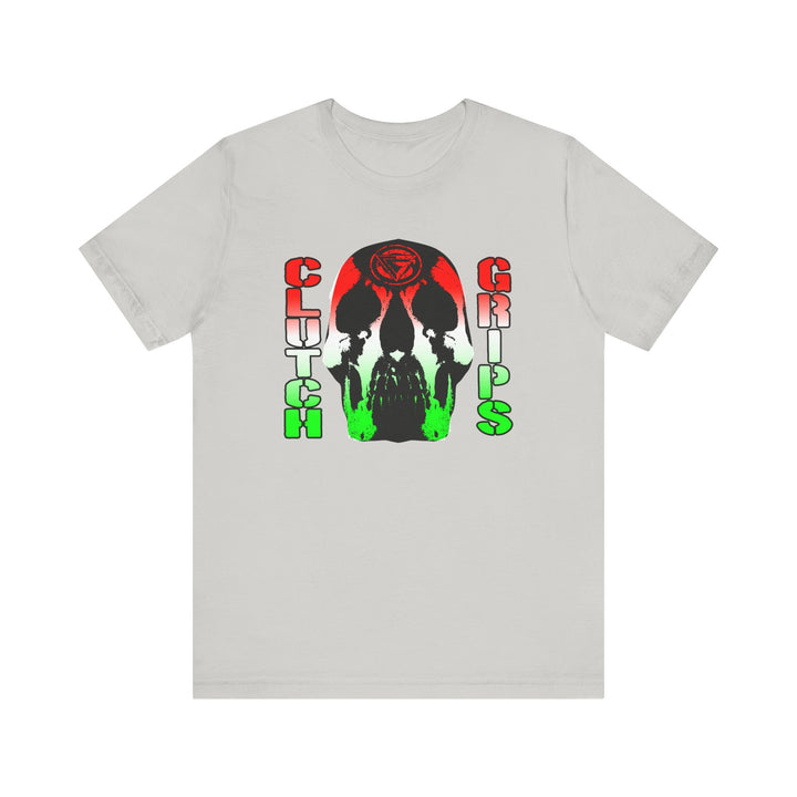 SKULLATOR RED WHITE GREEN FADE/CLUTCHGRIPS