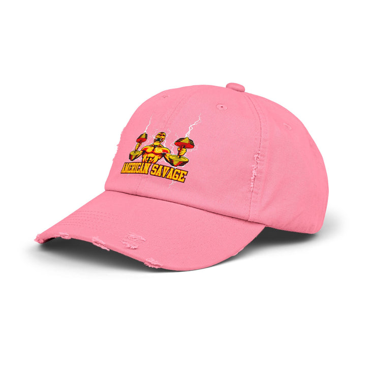 RIDE THE LIGHTNING GOLD RED/AMERICAN SAVAGE CAP
