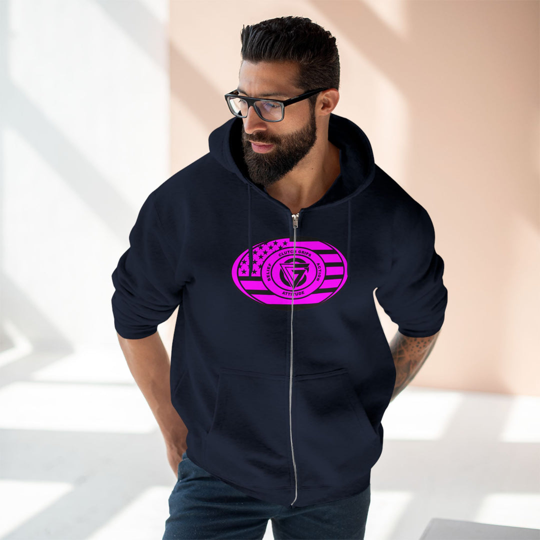 MAC WICK LIFT CG FLAG BURPLE/LIFT OR DIE ZIP UP