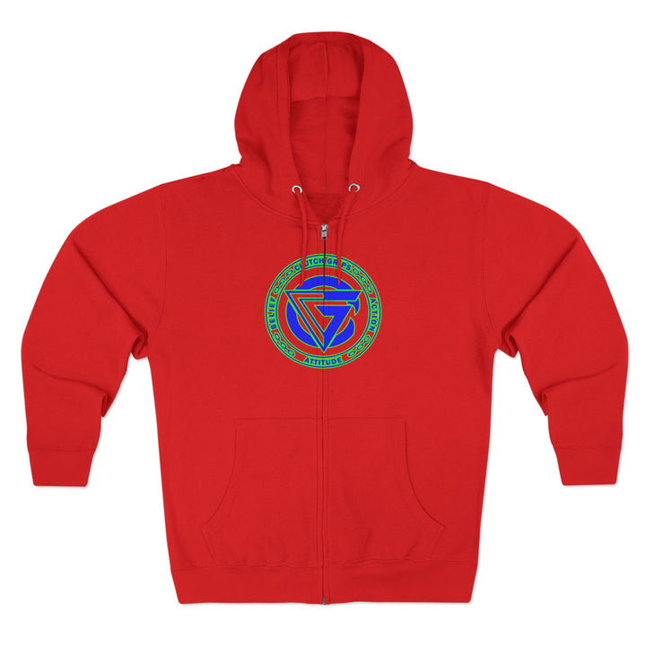 CG SKULLATOR BLUE GREEN /CLUTCHGRIPS ZIP UP