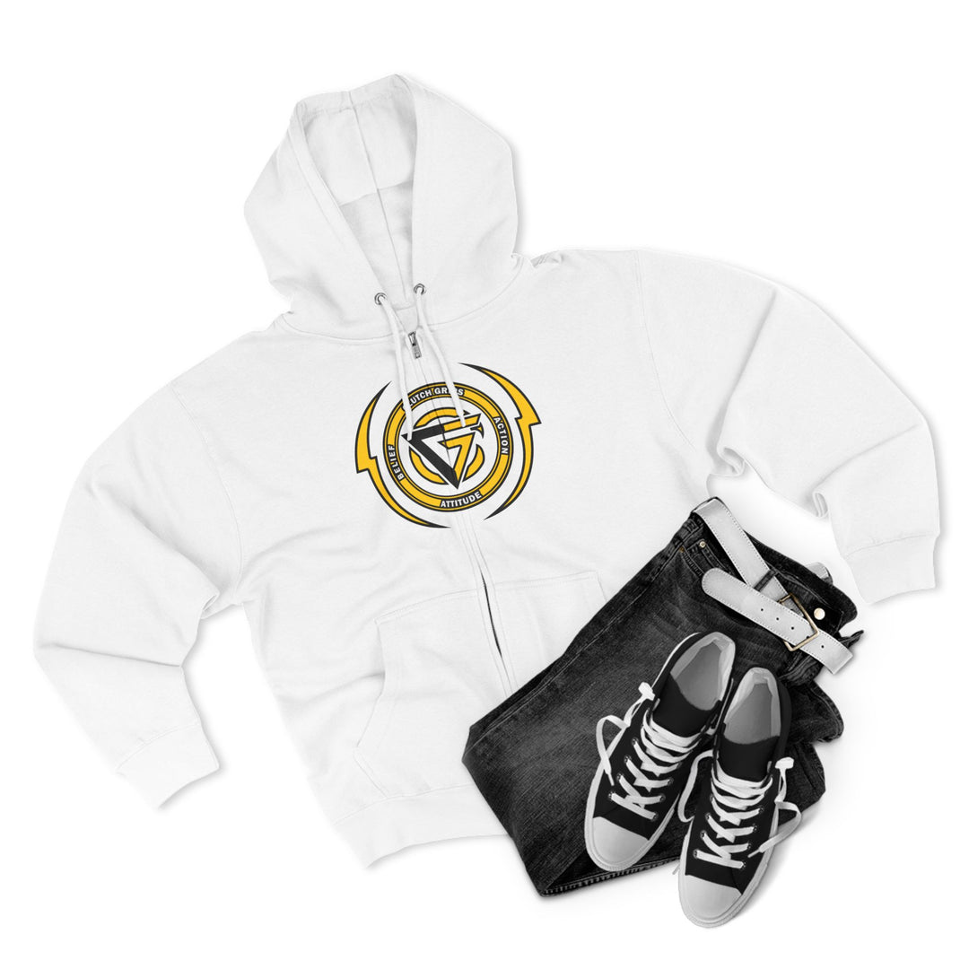 SPARTAN LIFT YELLOW BLACK/LIFT HARDER ZIP UP