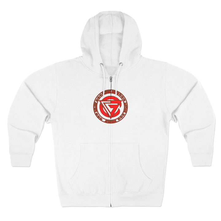 MAC VS SNAKE RED GREEN /LIFT OR DIE ZIP UP