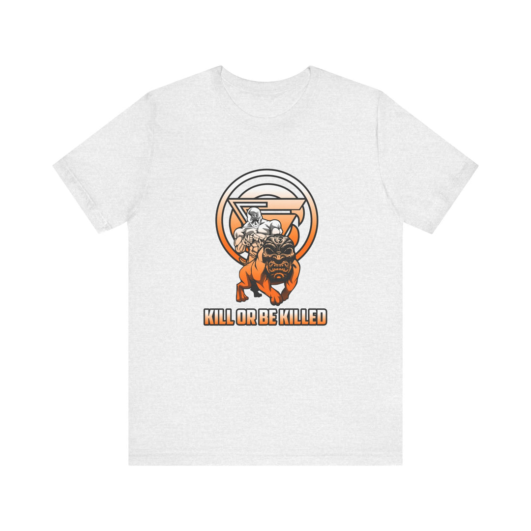 CG ANGRY DOG ORANGE WHITE FADE/KILL OR BE KILLED