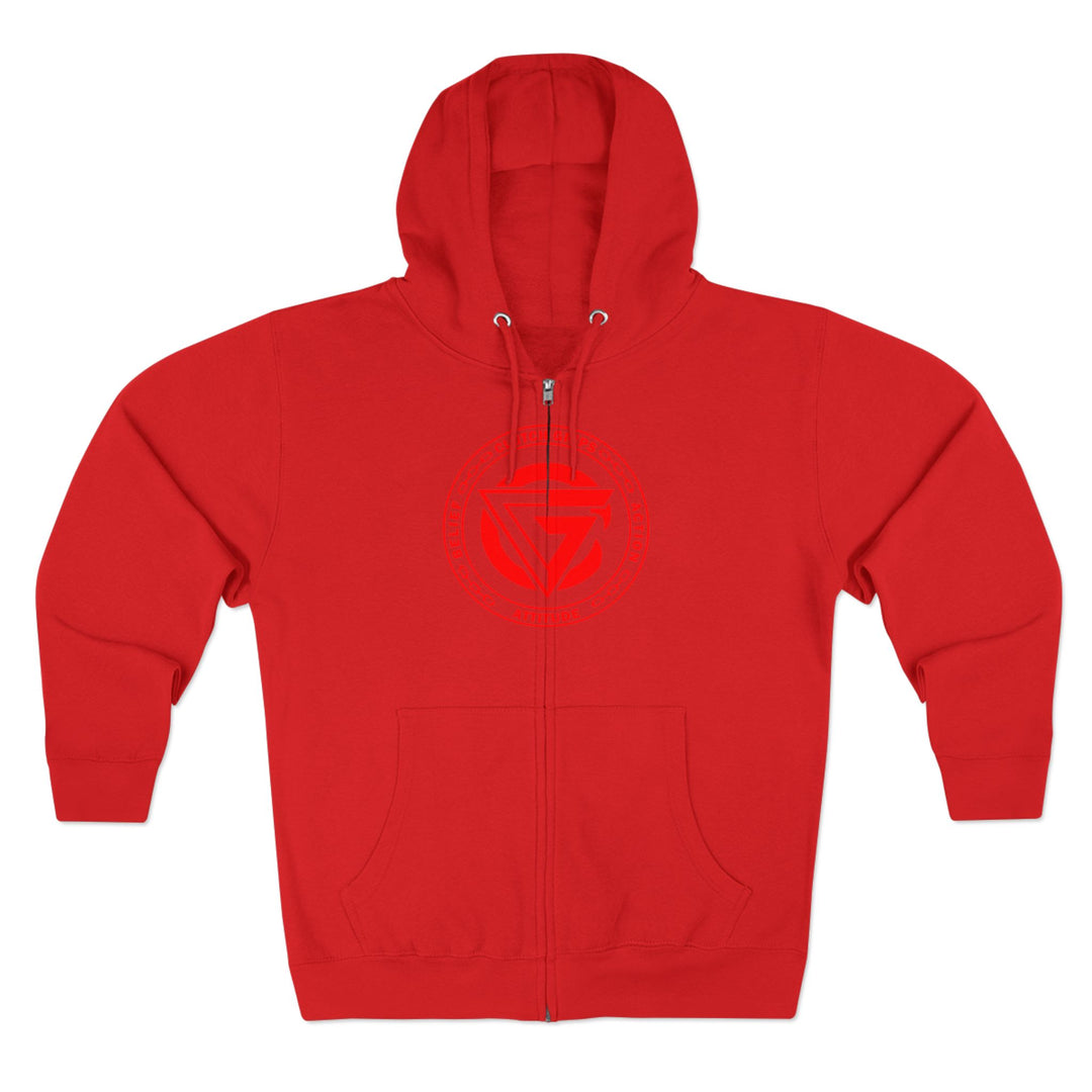 SAMURAI MASTER TRAINER RED WHITE BLACK /LIFT OR DIE ZIP UP