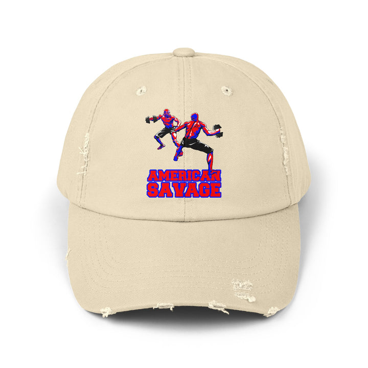 CG STAND OFF RED BLUE WHITE /AMERICAN SAVAGE CAP