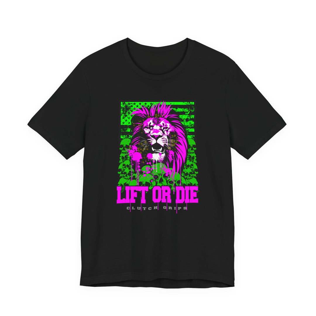 LION HEART PURPLEGREEN/LIFT OR DIE