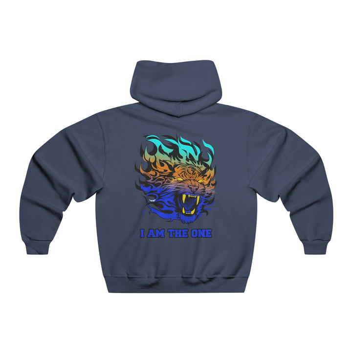 TIGER FLAME BLUE ORANGE AQUA/ I AM THE ONE